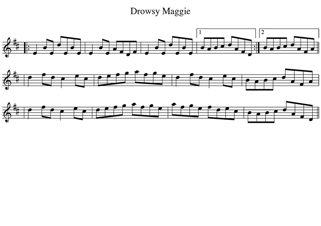 Music for Drowsy Maggie