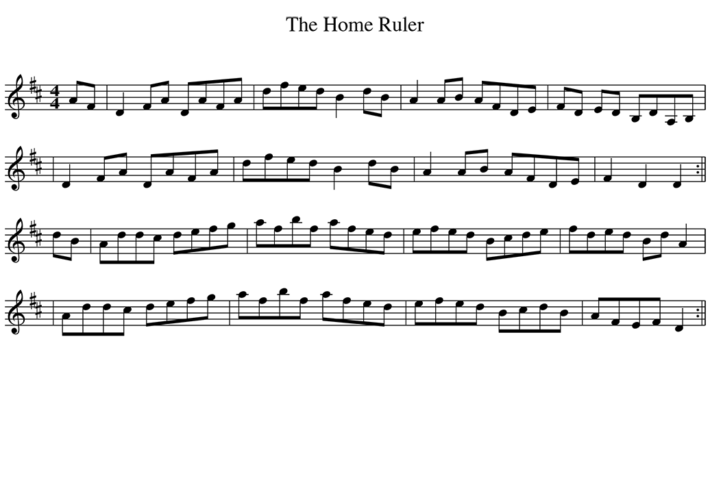 Music for The Home Ruler